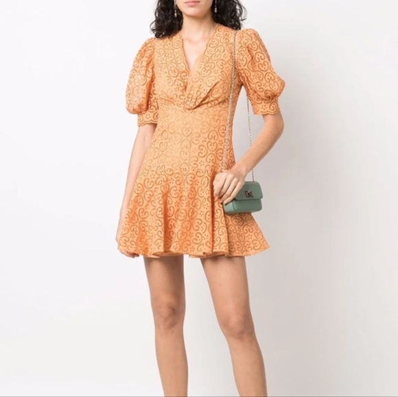 NEW With Tags! Sandro Kendral Orange Dress - Picture 3 of 6